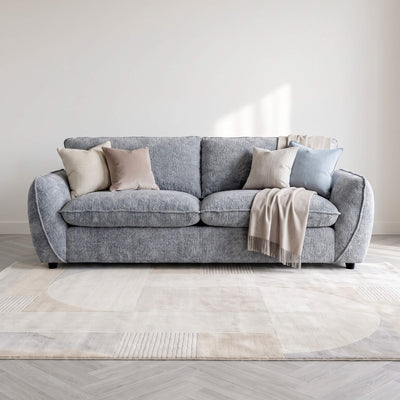 Berlin Grey 3 Seater Sofa