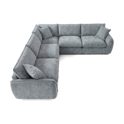 Berlin Grey Double Corner Sofa