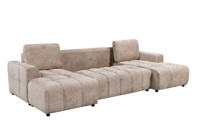 Bromley Beige U Shape Corner Sofa