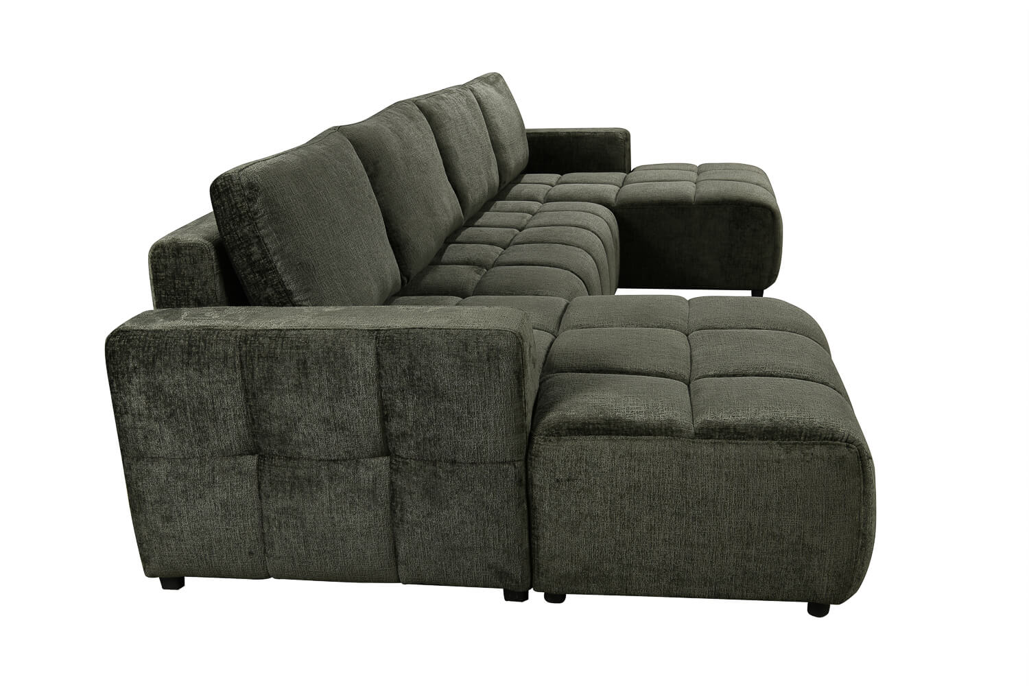 Bromley Green U Shape Corner Sofa