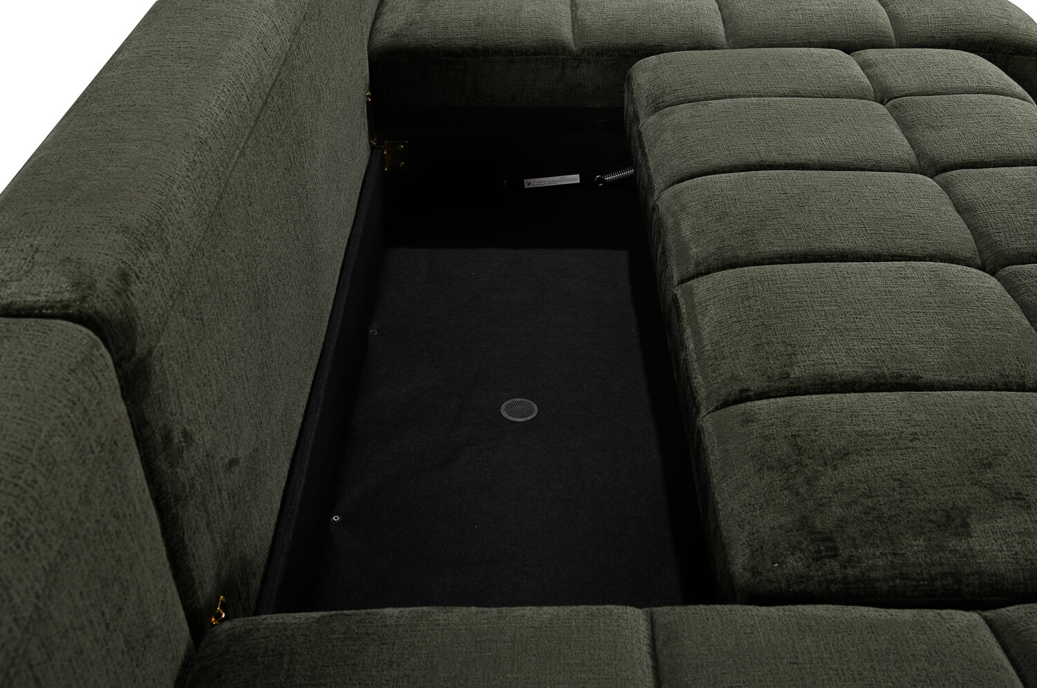 Bromley Green U Shape Corner Sofa