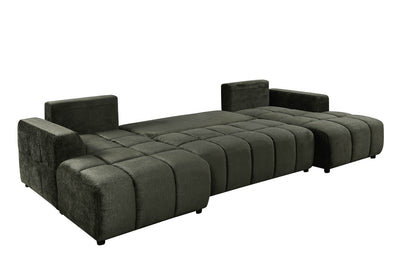 Bromley Green U Shape Corner Sofa