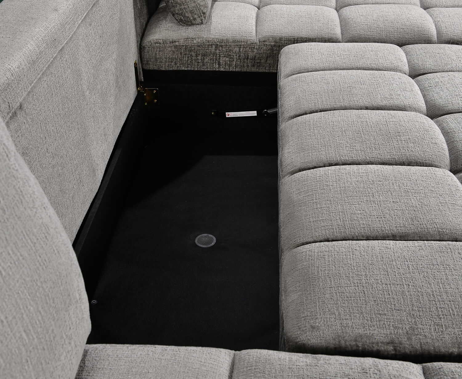 Bromley Grey U Shape Corner Sofa