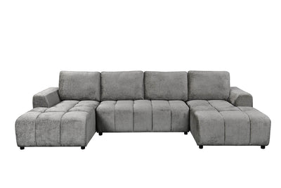 Bromley Grey U Shape Corner Sofa