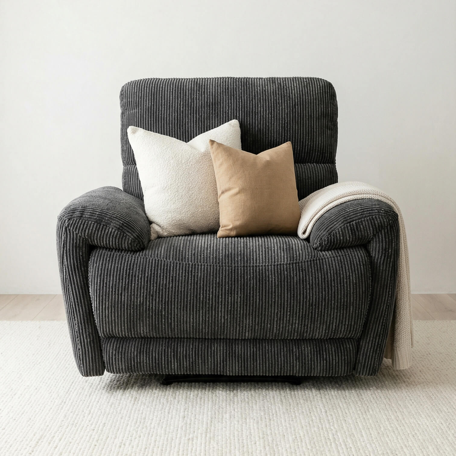 Carlo Black Power Recliner Armchair