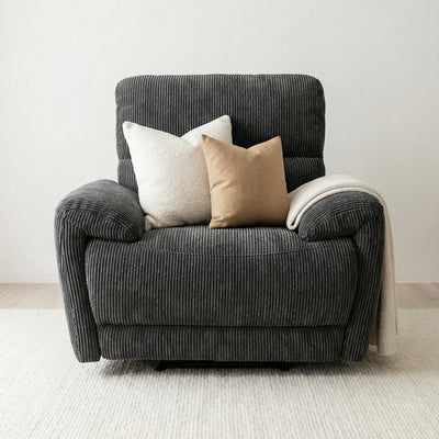 Carlo Black Power Recliner Armchair