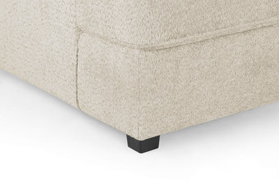 Carmelle Boucle Beige U Shape Corner Sofa
