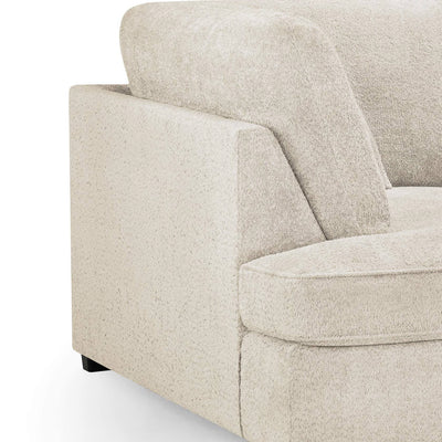 Carmelle Boucle Beige U Shape Corner Sofa