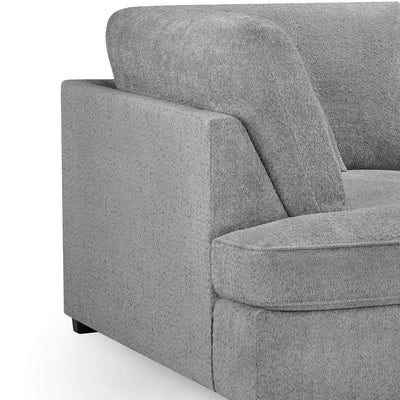 Carmelle Boucle Grey U Shape Corner Sofa