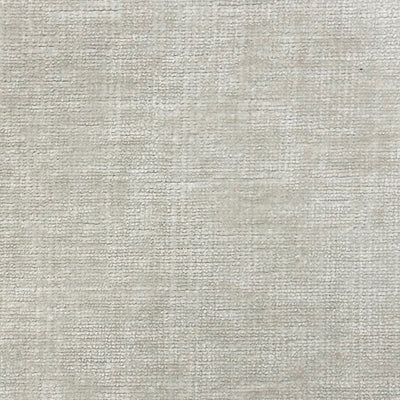 Beige chenille fabric swatch with soft, textured knit surface