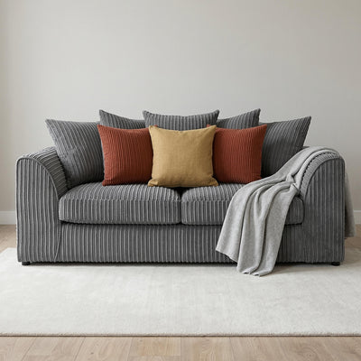 Chicago Grey 3 Seater Sofa