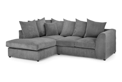 Chicago Grey Left Corner Sofa