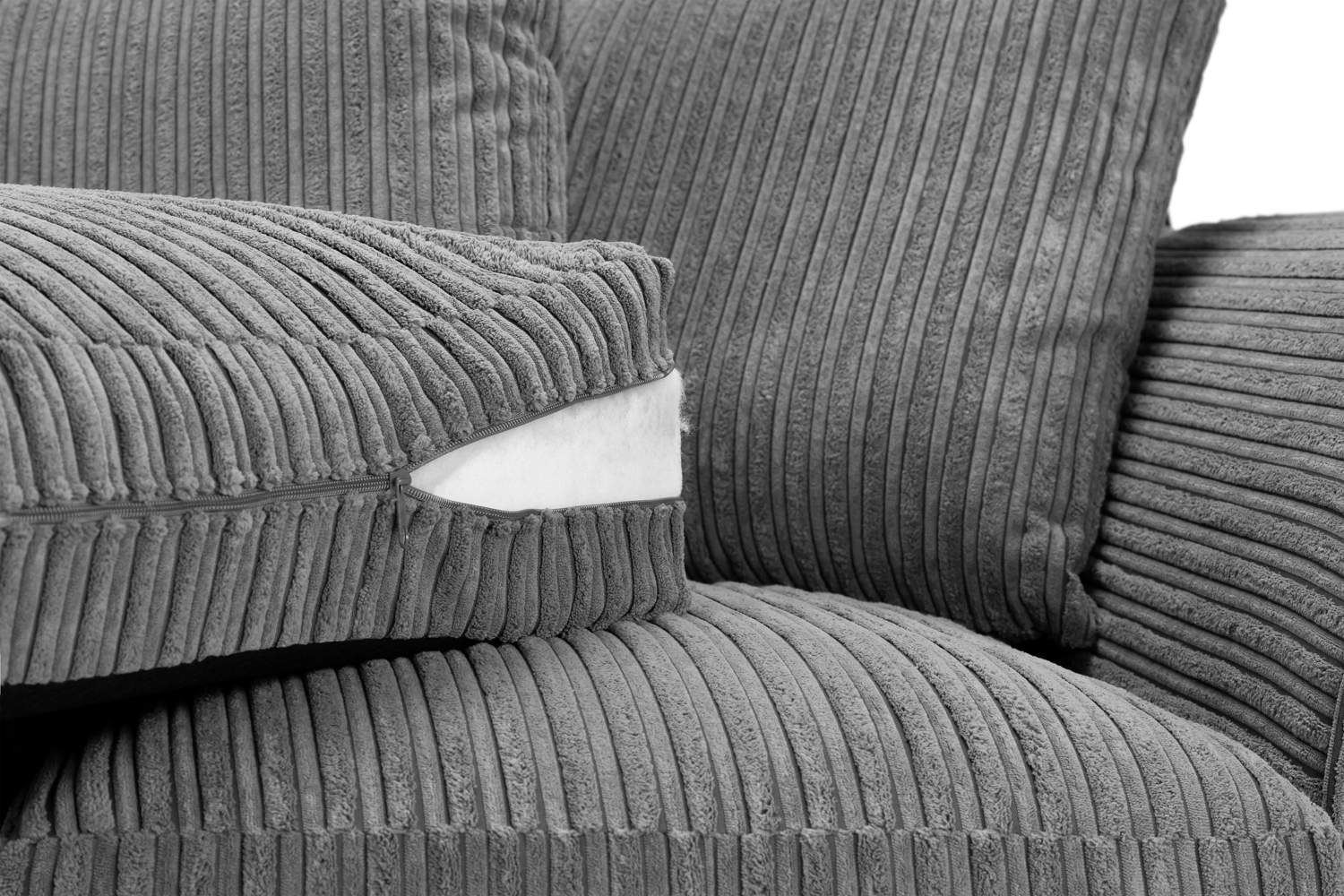 Chicago Grey Left Corner Sofa