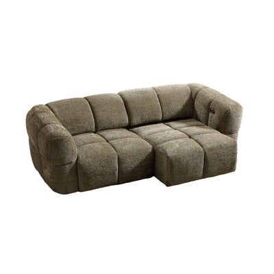 Cloud Green 3 Seater Power Slider Sofa