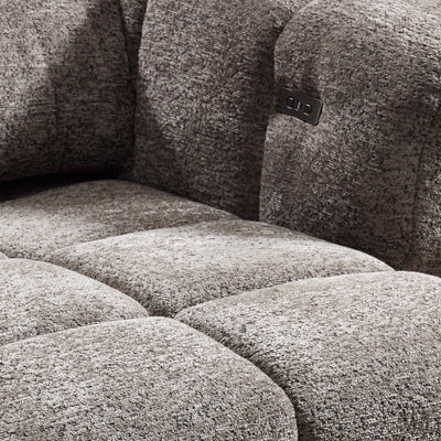 Cloud Grey 3 Seater Power Slider Sofa