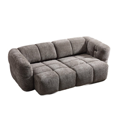 Cloud Grey 3 Seater Power Slider Sofa