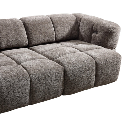 Cloud Grey 3 Seater Power Slider Sofa