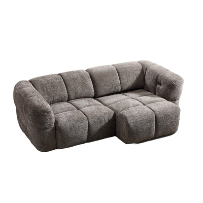 Cloud Grey 3 Seater Power Slider Sofa