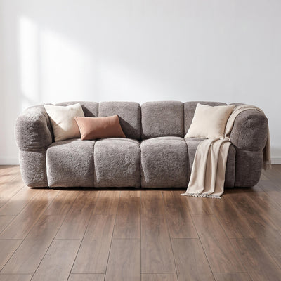Cloud Grey 3 Seater Power Slider Sofa
