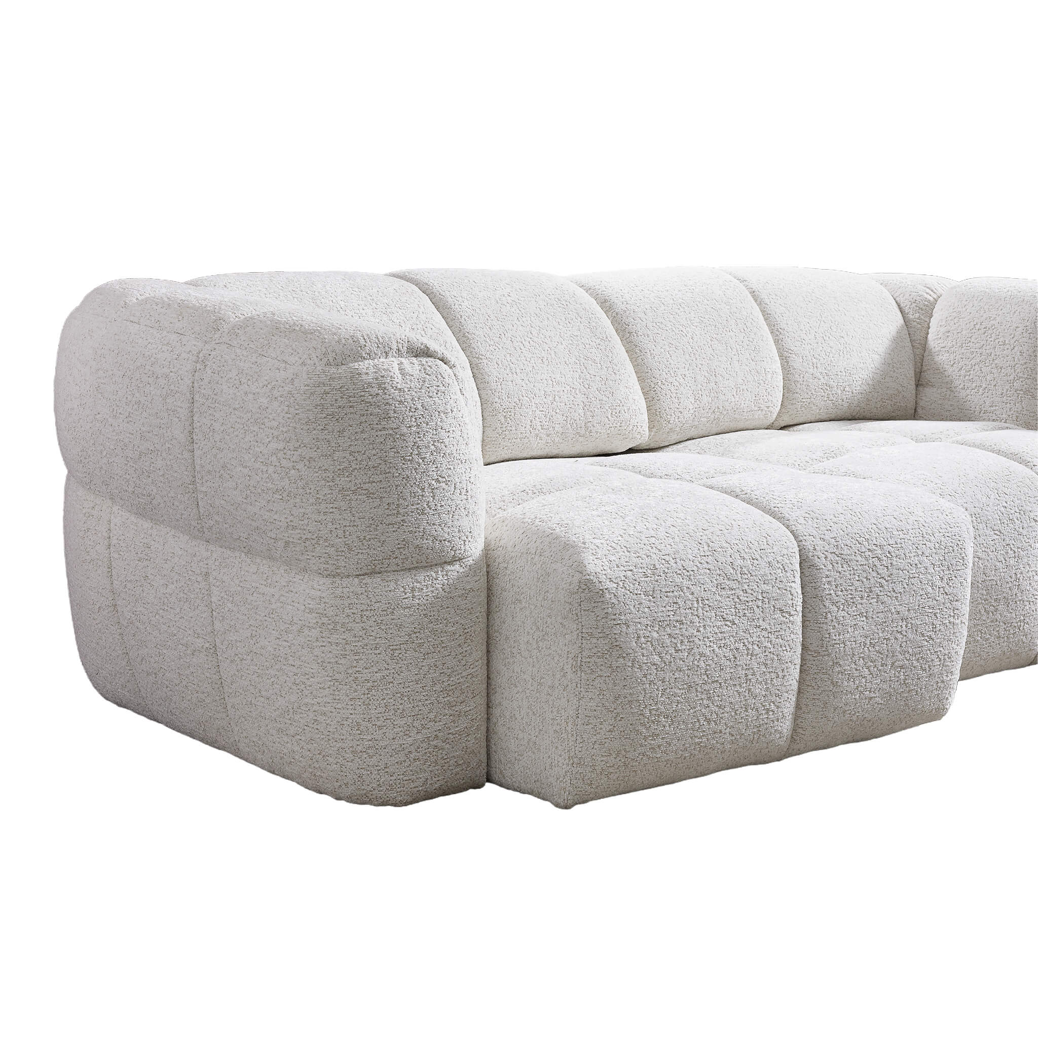 Cloud Beige 3 Seater Power Slider Sofa
