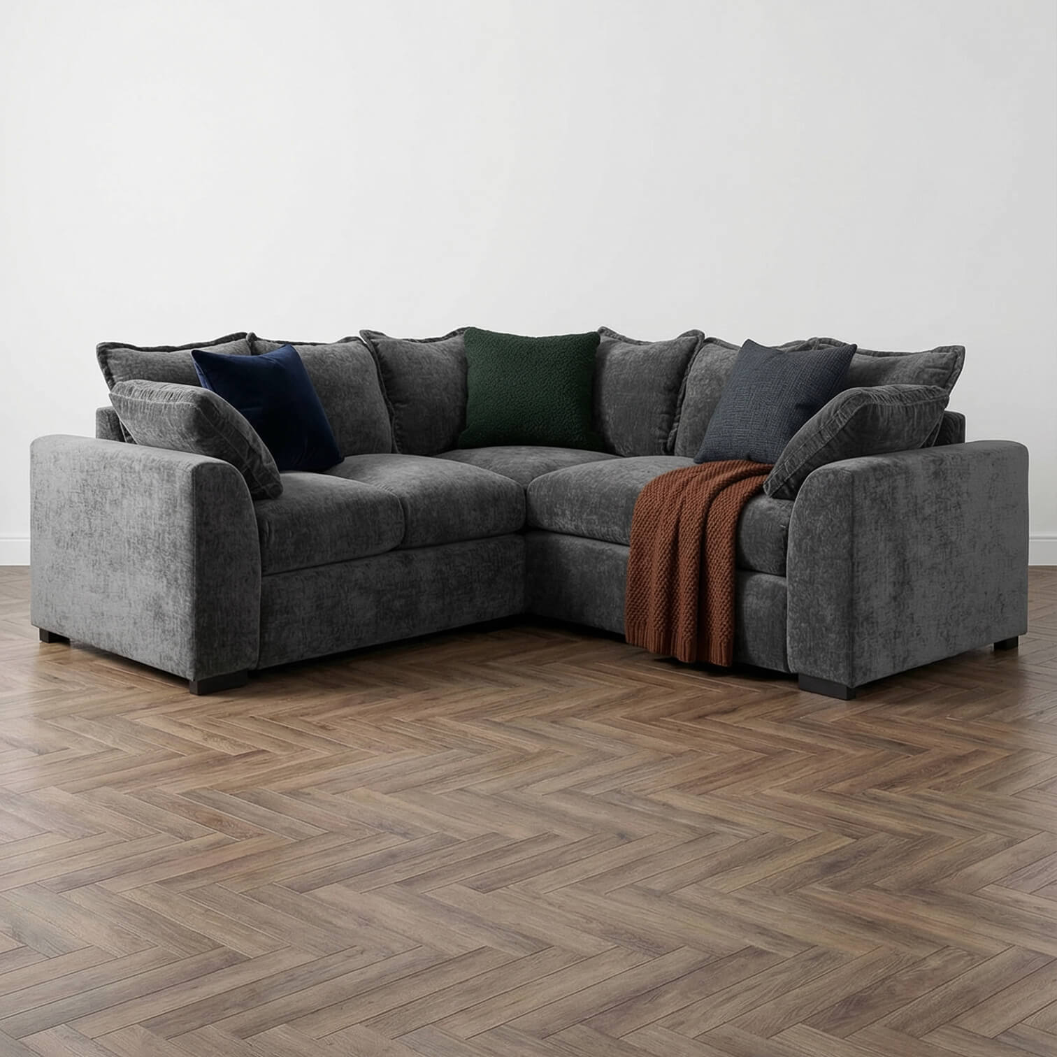 Colbain Grey Corner Sofa