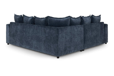 Colbain Blue Corner Sofa