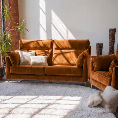 Colmore Copper 4 Seater Sofa