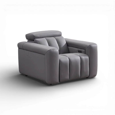 Dallas Grey Power Recliner Armchair