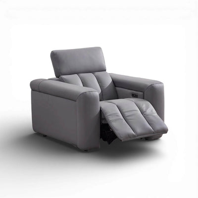Dallas Grey Power Recliner Armchair