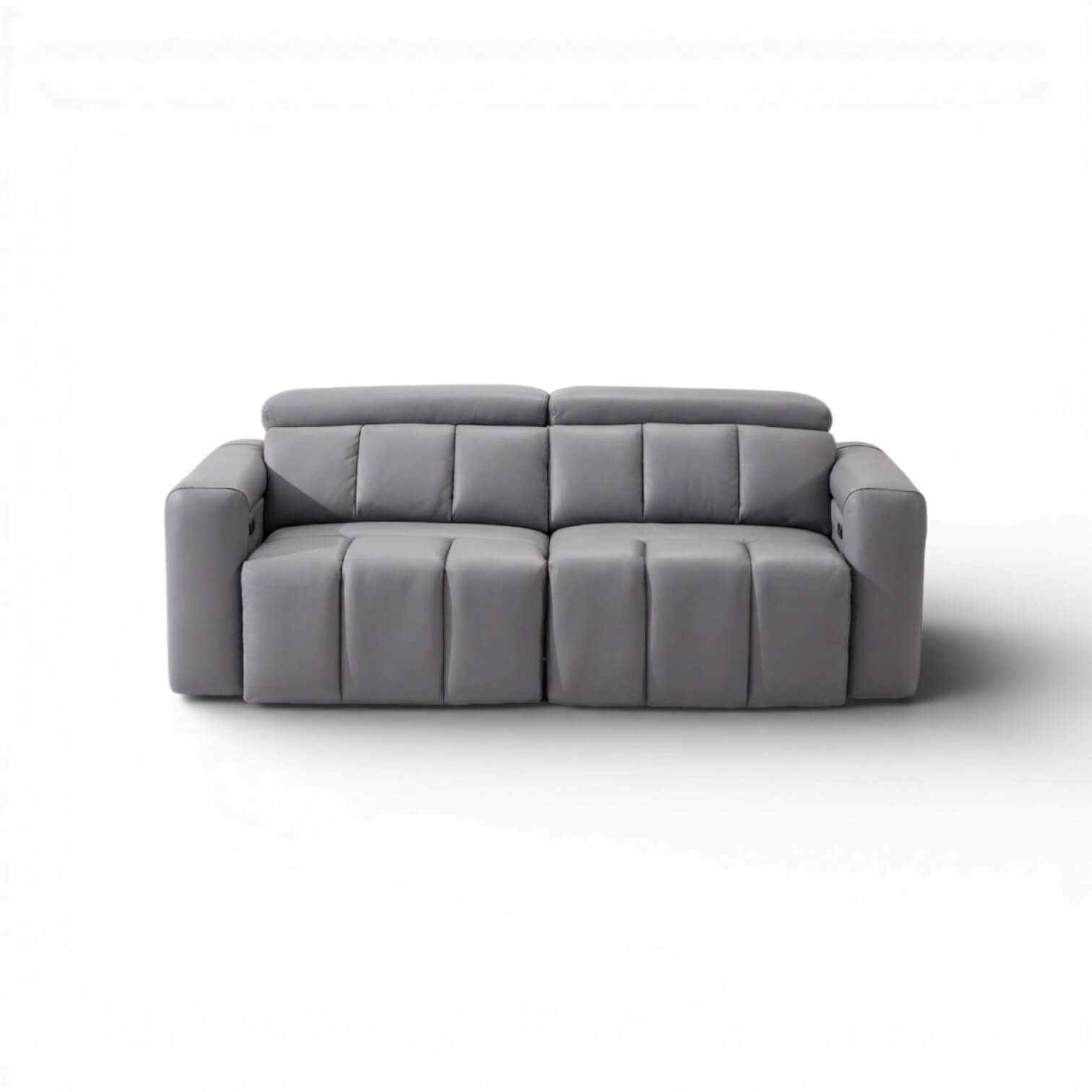 Dallas Grey 3 Seater Power Slider Sofa