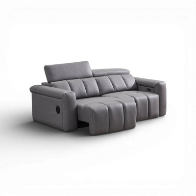 Dallas Grey 3 Seater Power Slider Sofa