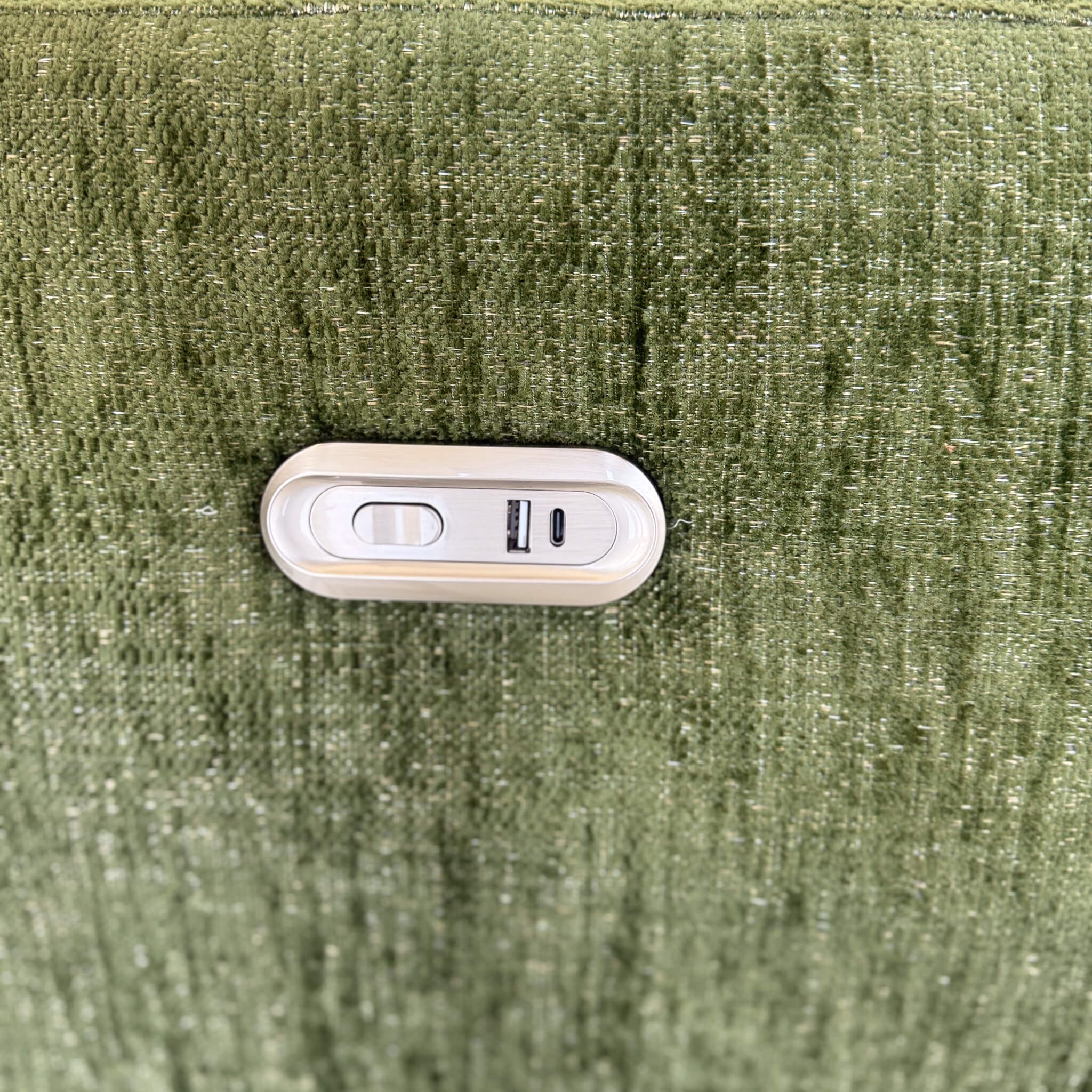 Denver Green Right Power Corner Recliner Sofa
