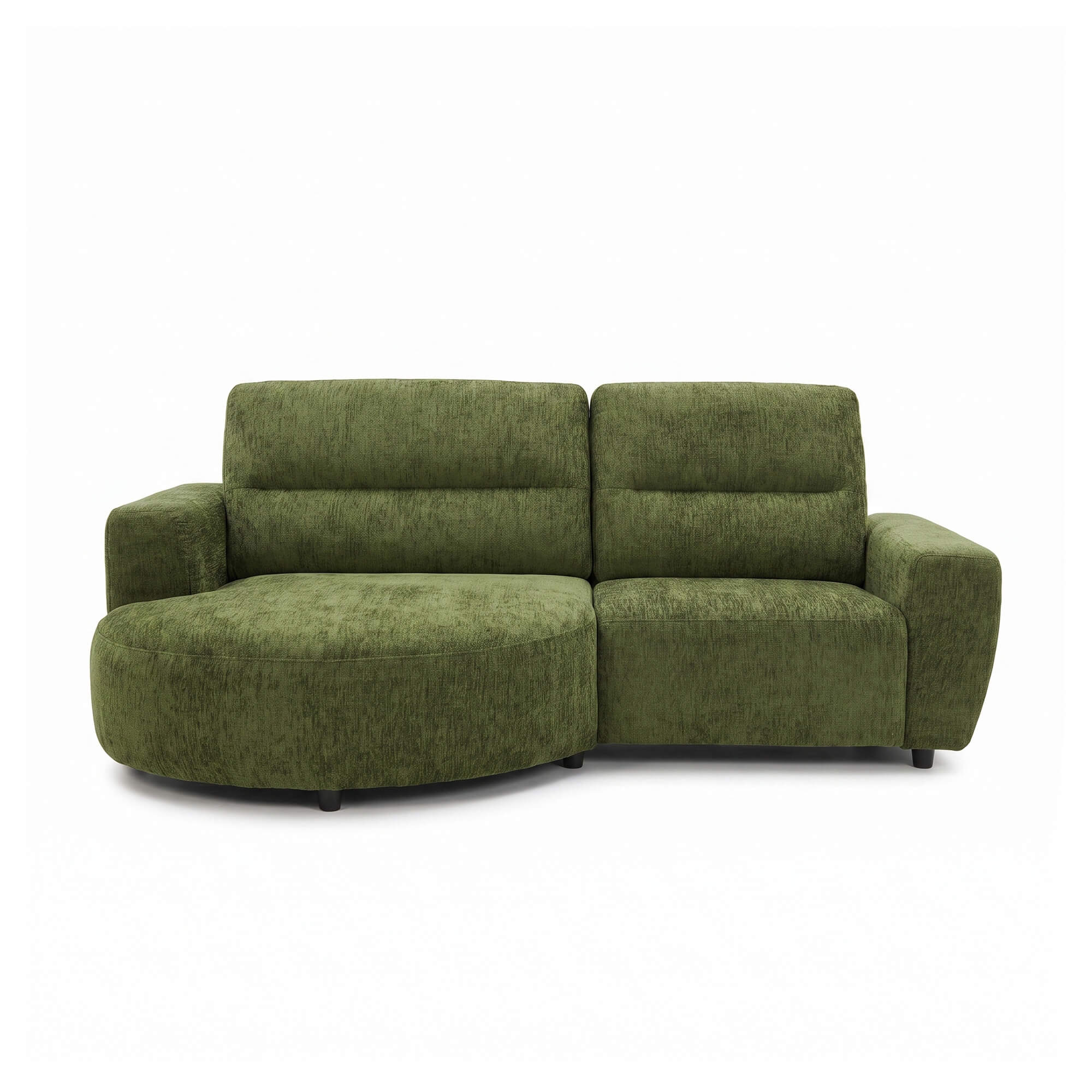 Denver Green Left Power Corner Recliner Sofa