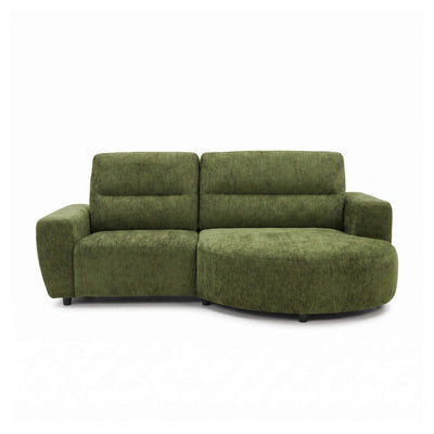 Denver Green Right Power Corner Recliner Sofa