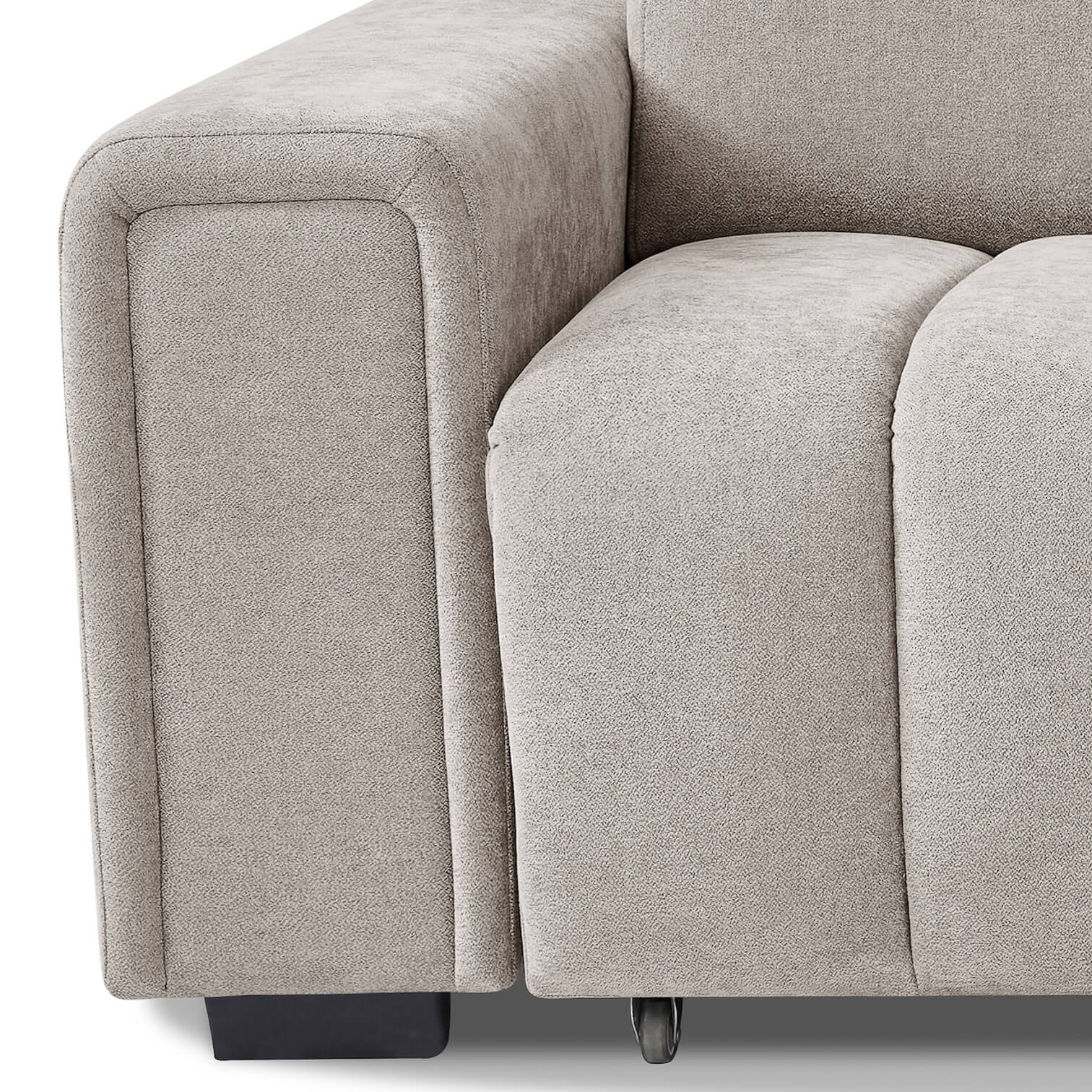 Drift Beige 3 Seater Power Slider Sofa