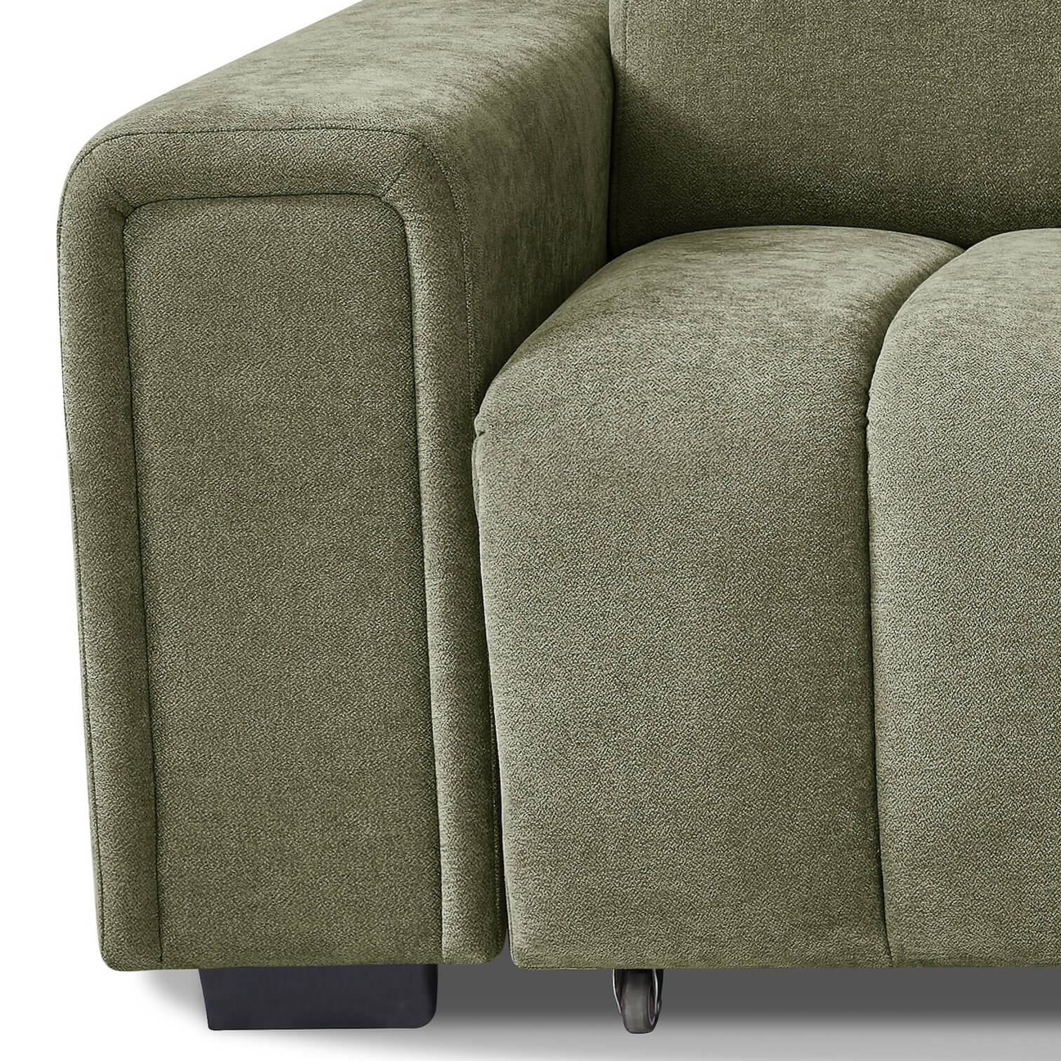 Drift Green 3 Seater Power Slider Sofa