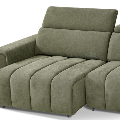 Drift Green 3 Seater Power Slider Sofa