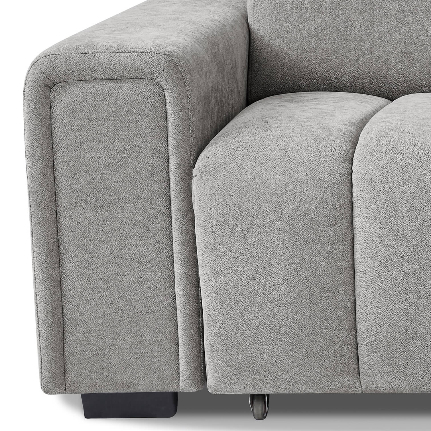 Drift Grey 3 Seater Power Slider Sofa