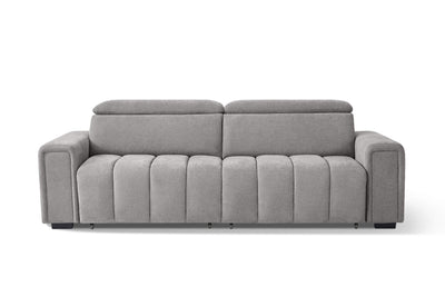 Drift Grey 3 Seater Power Slider Sofa