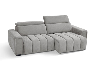 Drift Grey 3 Seater Power Slider Sofa