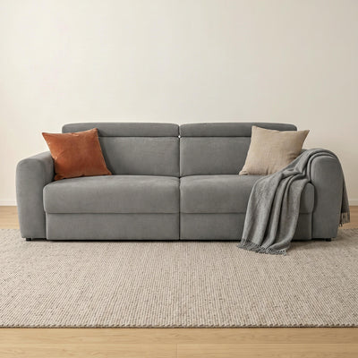 Flex Grey 3 Seater Power Slider Sofa