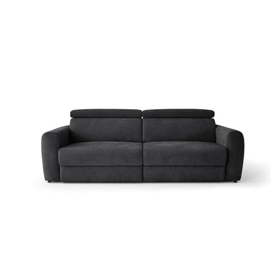 Flex Black 3 Seater Power Slider Sofa