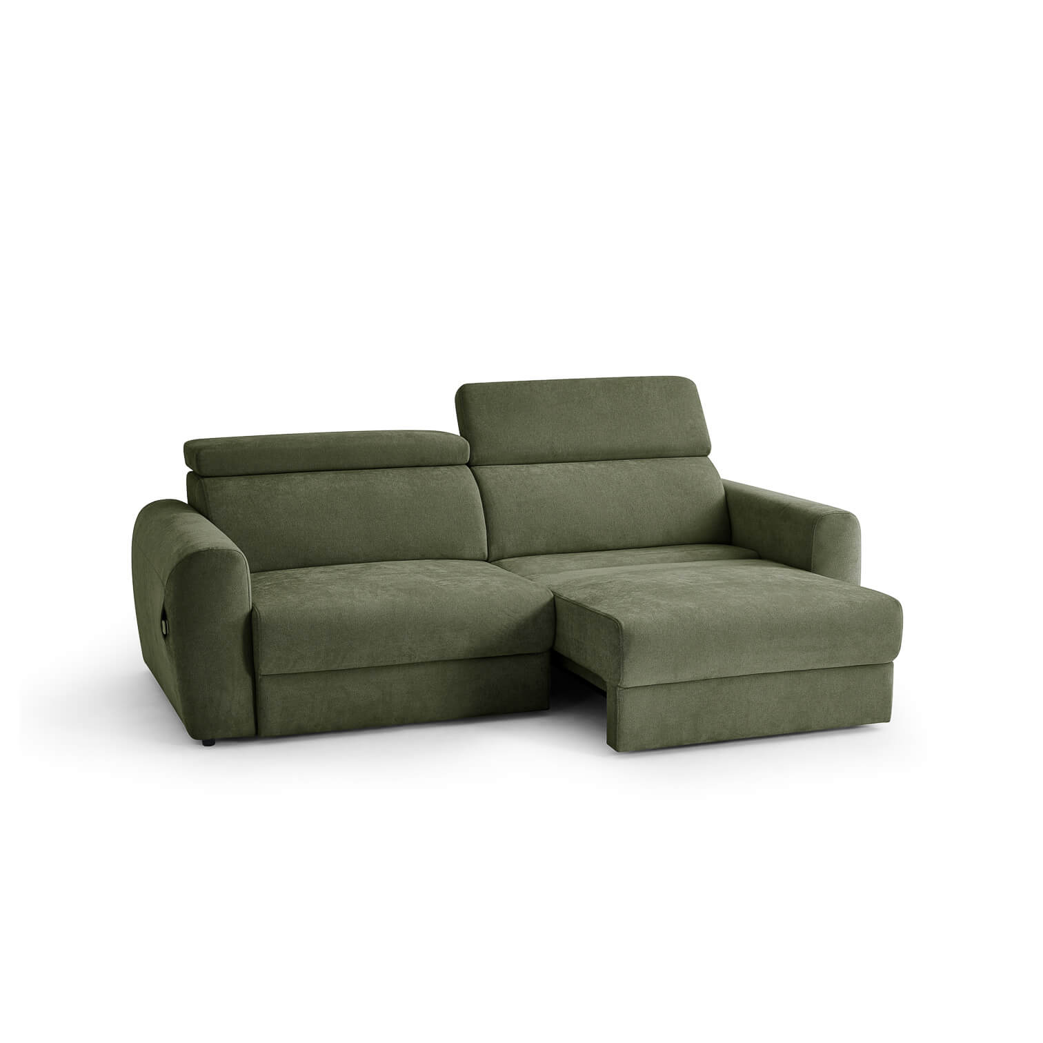 Flex Green 3 Seater Power Slider Sofa