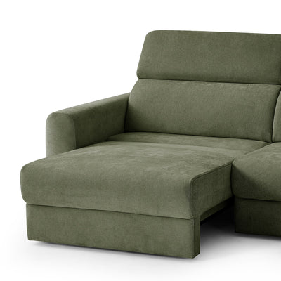 Flex Green 3 Seater Power Slider Sofa