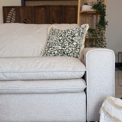 Florence Beige 3 Seater Power Slider Sofa