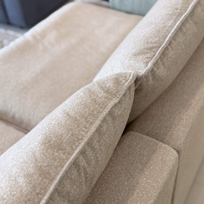 Florence Beige 3 Seater Power Slider Sofa