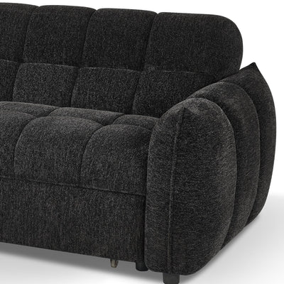 Florida Black Universal Corner Sofa Bed