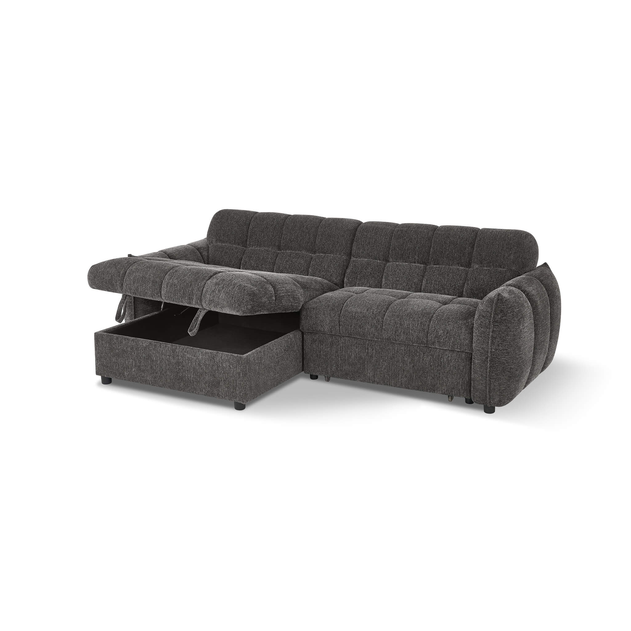 Florida Grey Universal Corner Sofa Bed