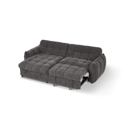 Florida Grey Universal Corner Sofa Bed