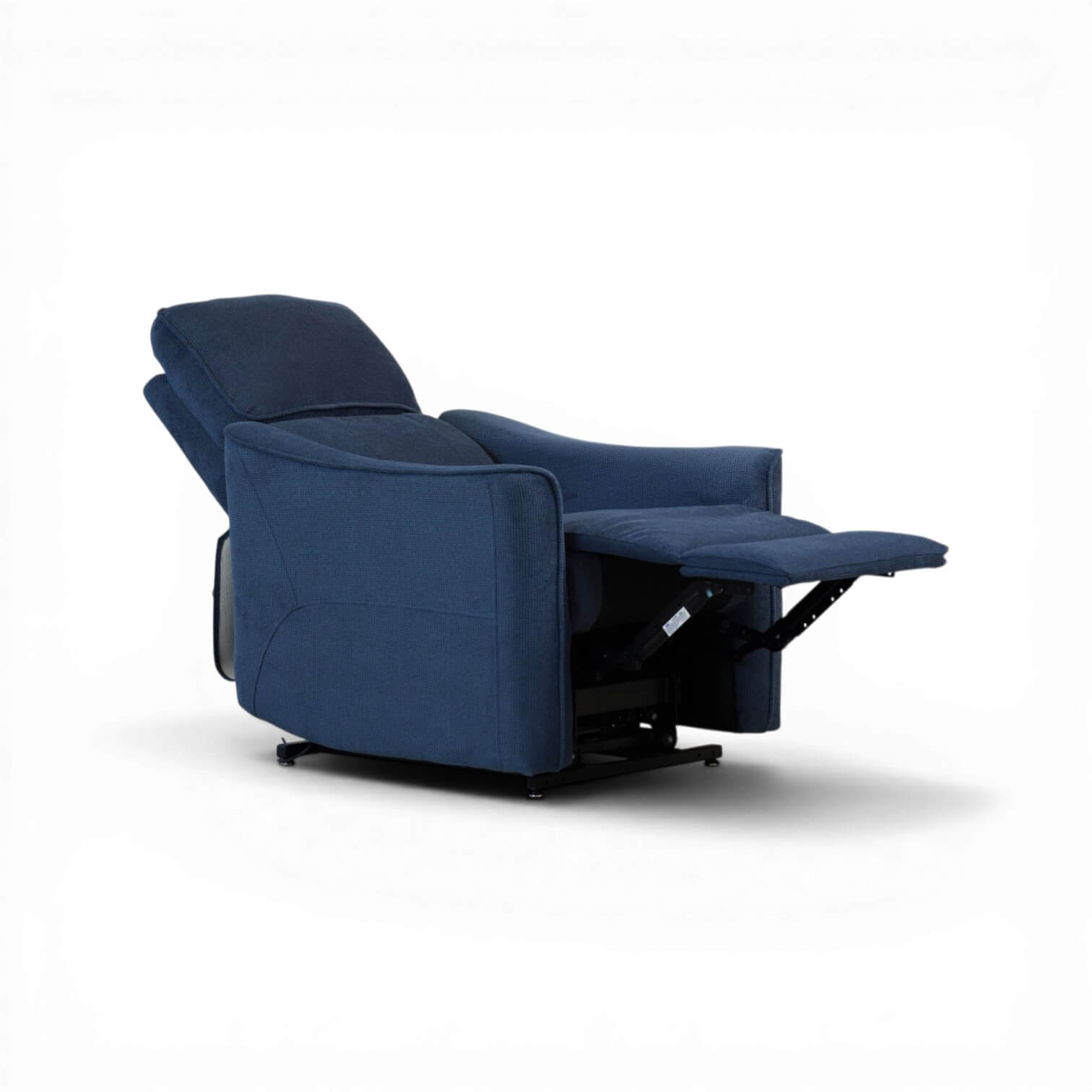 Hadley Blue Power Riser Recliner Armchair